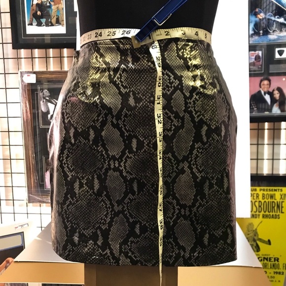 3 Piece Snakeskin Print Stage Wear Set by Pleasure Addict - Jacket, Skirt, Pants - Picture 4 of 15